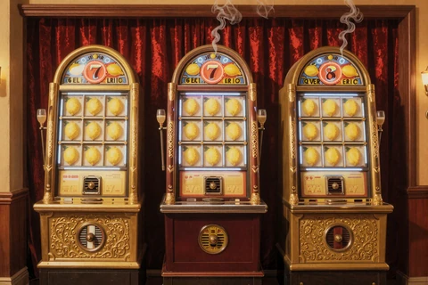 Online Slots Slot Artwork im Vintage-Poster-Stil